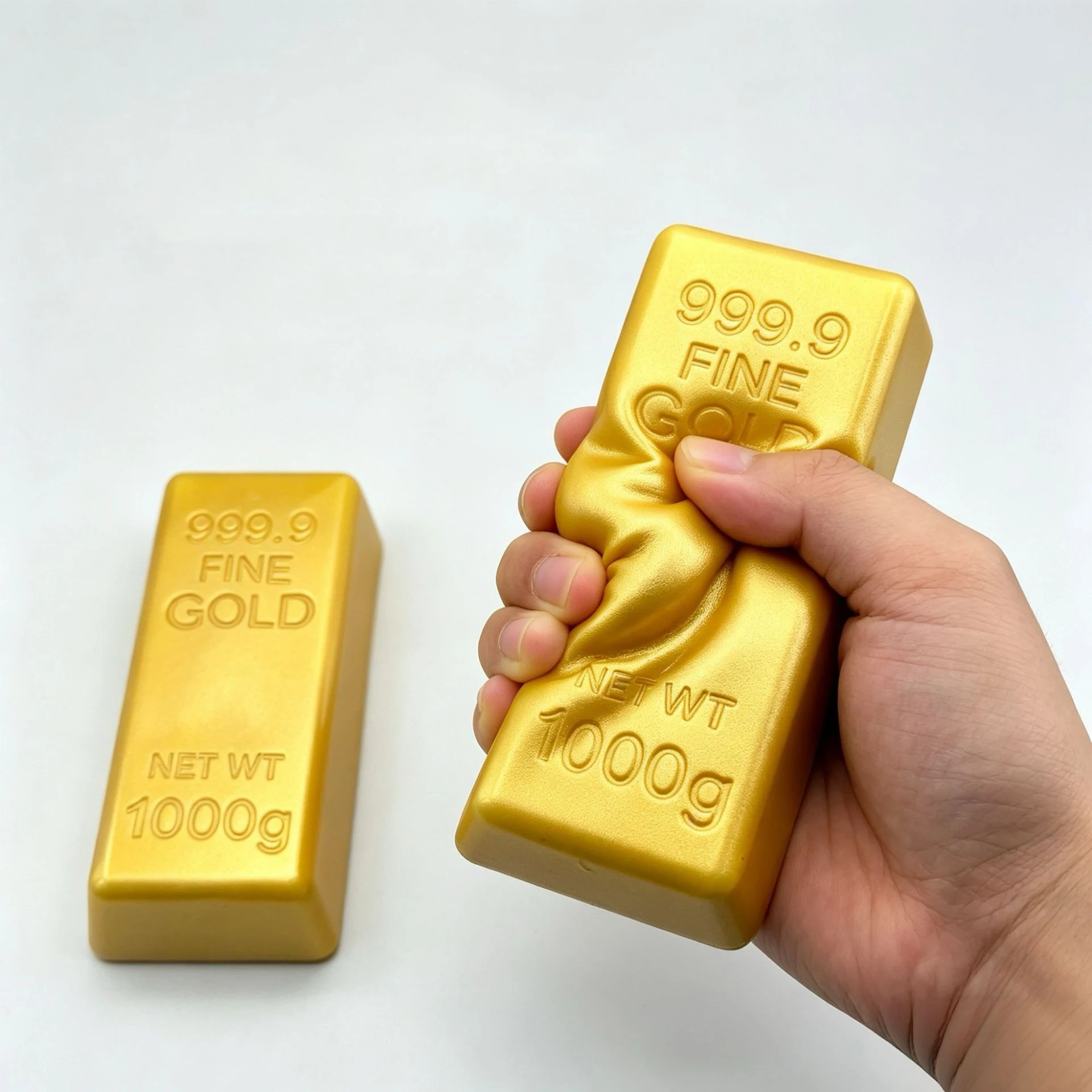 Simulate Gold Squishy Toys Butter Slow Rebound Squeeze Toy Autism Stress Relief Fidget Toys Bulk Party Favors