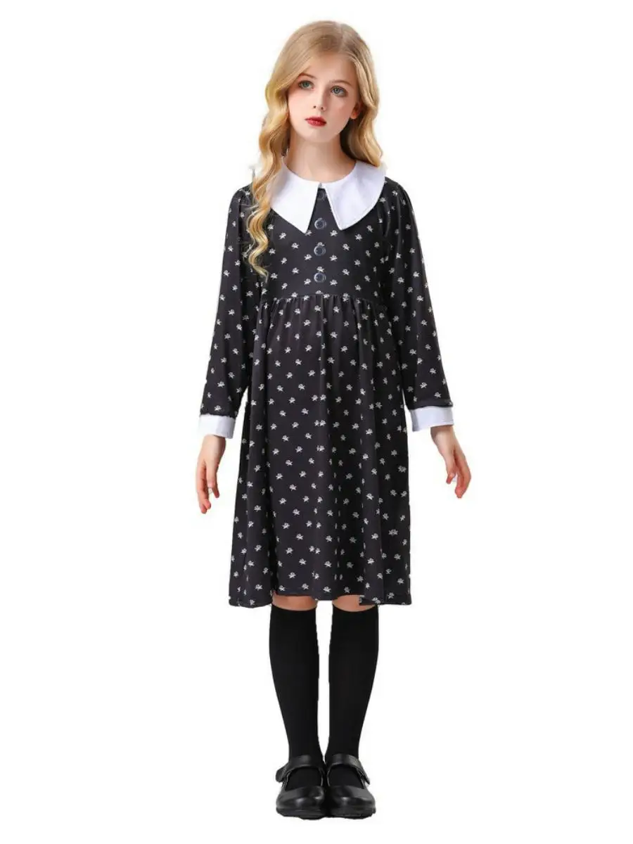 أزياء الهالوين الجديدة للأطفال آدم بار أداء المسرح طويل بلا دكتور فيم أزياء نسائية عرقية #1