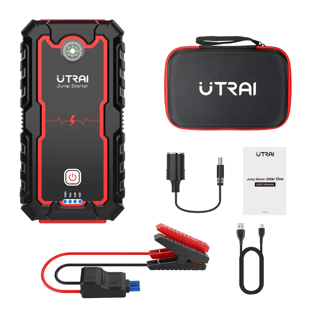 UTRAI-arrancador portátil de batería de coche, dispositivo de arranque automático de emergencia, potenciador de 12V, 2000A