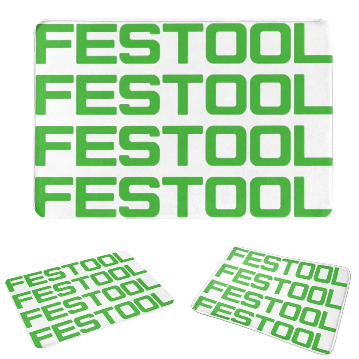 Festool Powertool Logo Non-slip Doormat Floor Mat Sand Scraping Carpet Rug for Kitchen Entrance Home Bedroom Footpad Mats