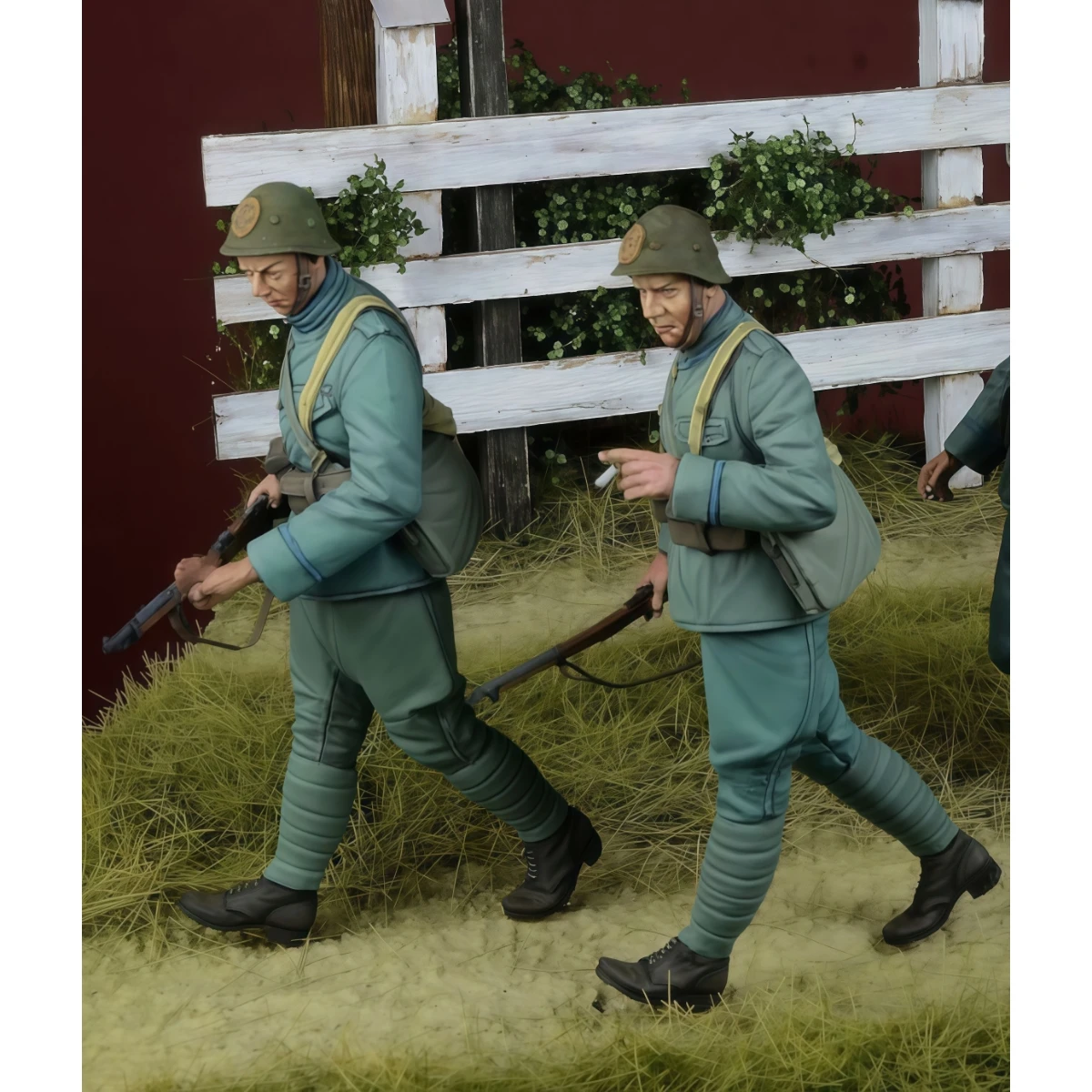 

Комплект неокрашенной модели из смолы 1/35, голландская пехота времен Второй мировой войны, в разобранном виде и неокрашенная GK, (1585+1586)R