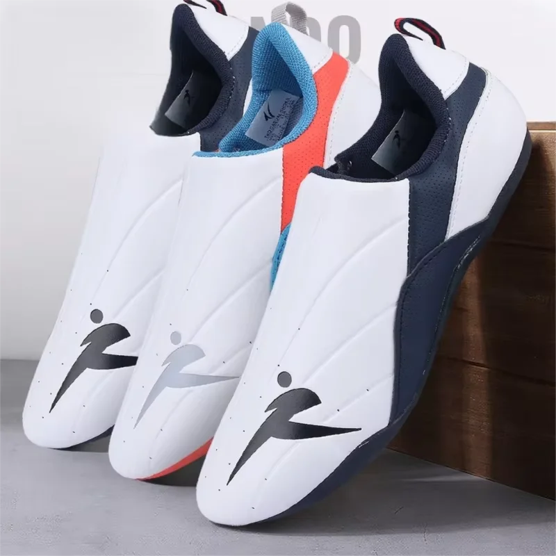 Taekwondo Shoes Coach Shoes Karate Thicker Soft Rubber Bottom Martial Arts Adult Men Women Breathable Sneakers for Instructor