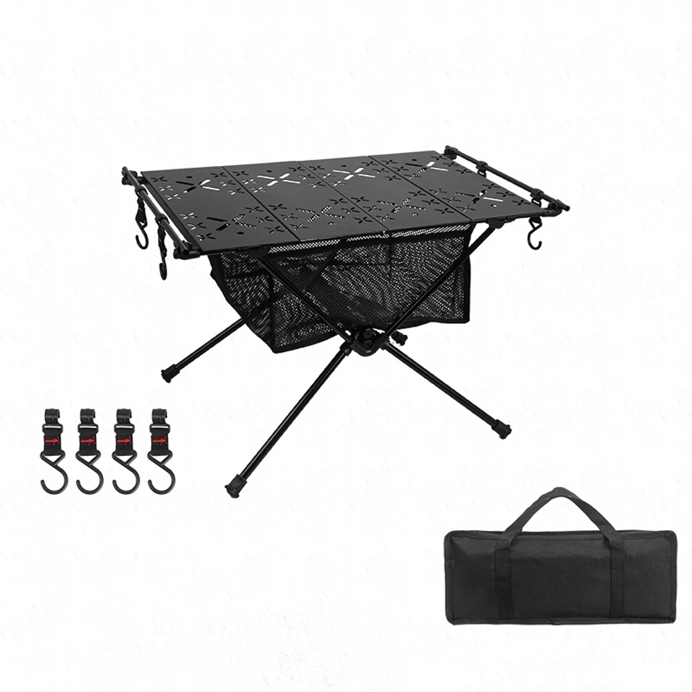 Tomshoo IGT Table Portable Aluminum Alloy Folding Table Camping Table Outdoor Ultralight Travelling Hiking Riding Tactical Table