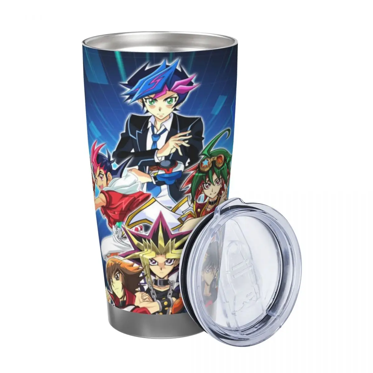 Manga-Yu-Gi-Oh 20oz Cup Large Capacity Car Mug Leak-proof Juice Coffee Cup Food Grade