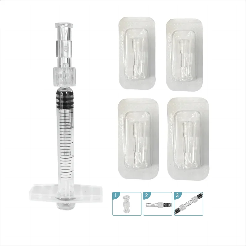 

Luer Thread Connector Pp Material Transparent Syringe Double-Way Connector Easy And Durable Use In Sterile Environment