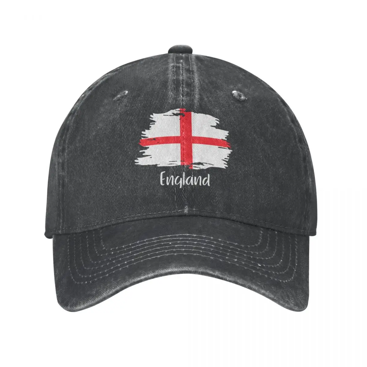 England Flag Denim Baseball Cap United Kingdom Men Women Design Trucker Hat Summer Retro Running Hot Sale Baseball Caps