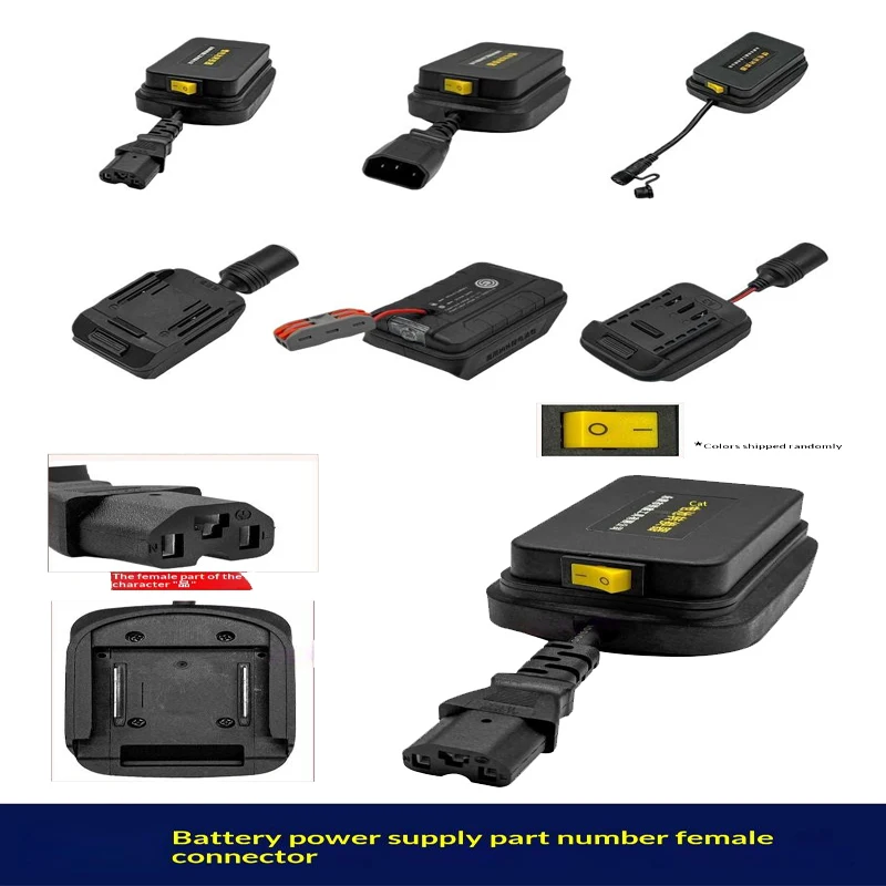

1Pcs Plastic Car Emergency Start Power Supply Battery Clamp Electrical Appliance Converter Auto Battery Charging Treasure