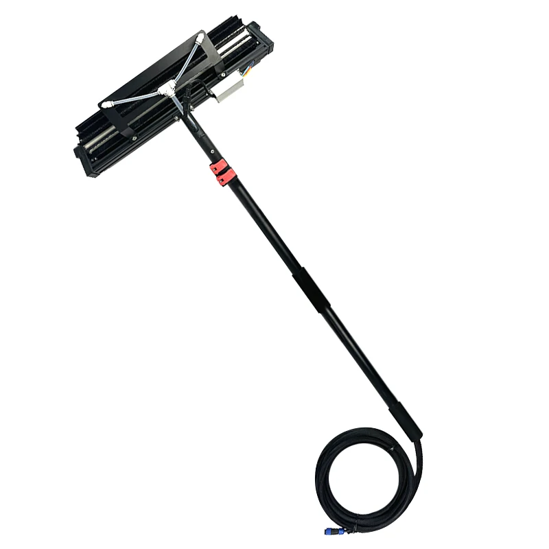 High Efficiency Solar Panel Cleaning Robot Brushes 3.2M 5.5M 7.2M Dry Water Rotary Panels Automatic Cleaning Equipment