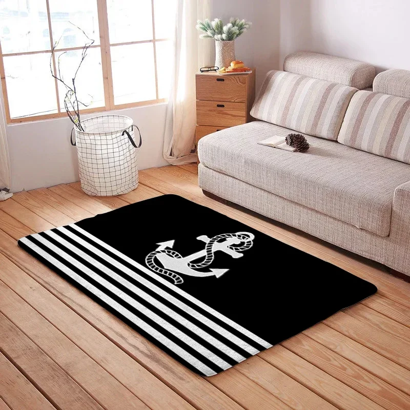 

Anchor Non-slip Mat Bathroom Floor Mats Balcony Doormat Entrance Door Room Rugs Kitchen Carpet Rug Foot Bath House Hallway Home