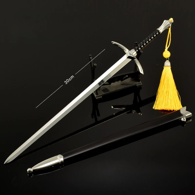 30cm New Game Figure Peripheral Glamdring Metal Craftsmanship Props Model Desktop Decoration Ornaments Boys Birthday Gifts Toys