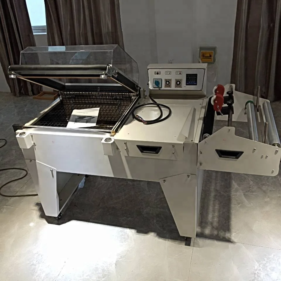 2 in 1 heat shrinkable packaging machinery, packaging machine, carton shrinking machine