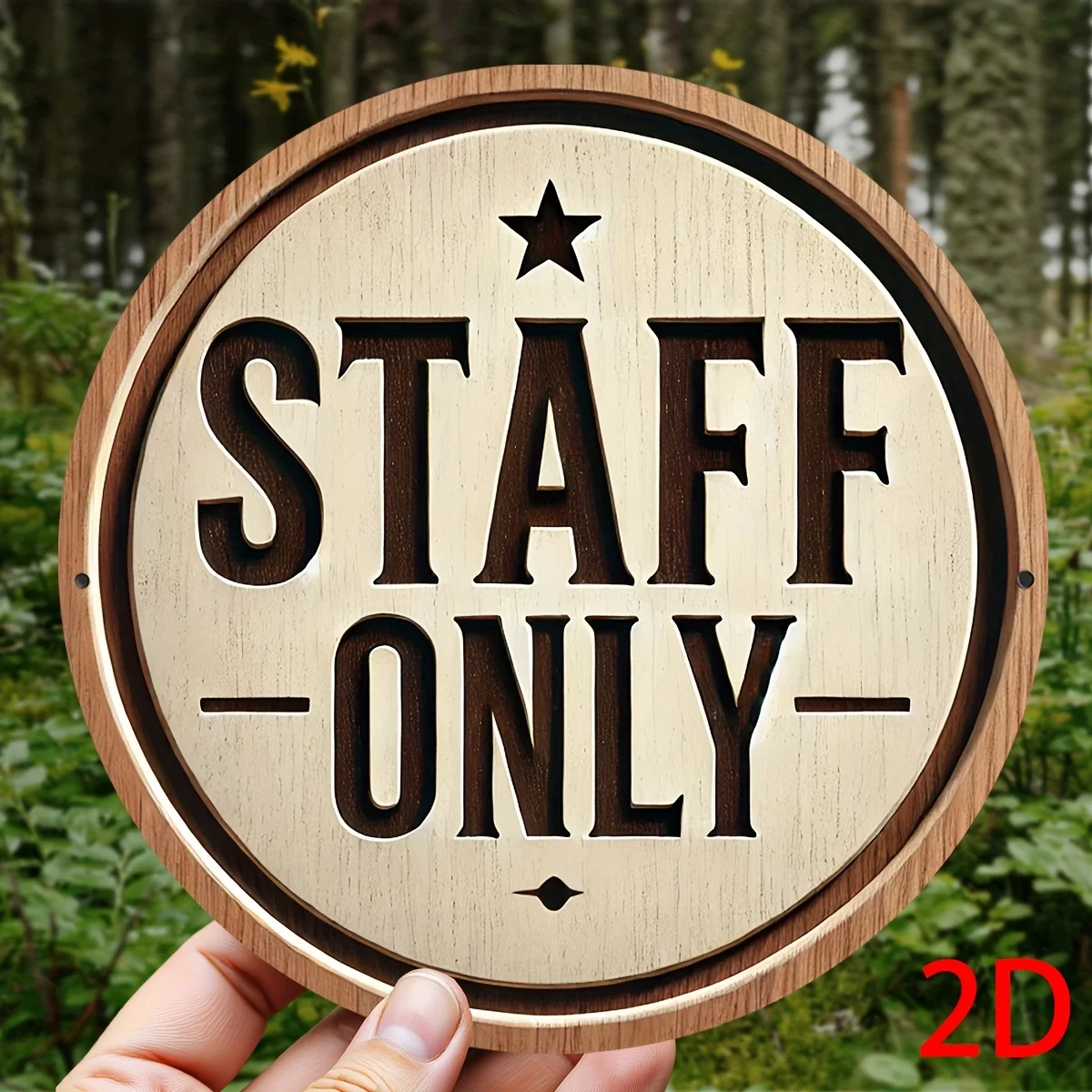 1pc 2D Flat Print Metal Iron Sign Vintage 