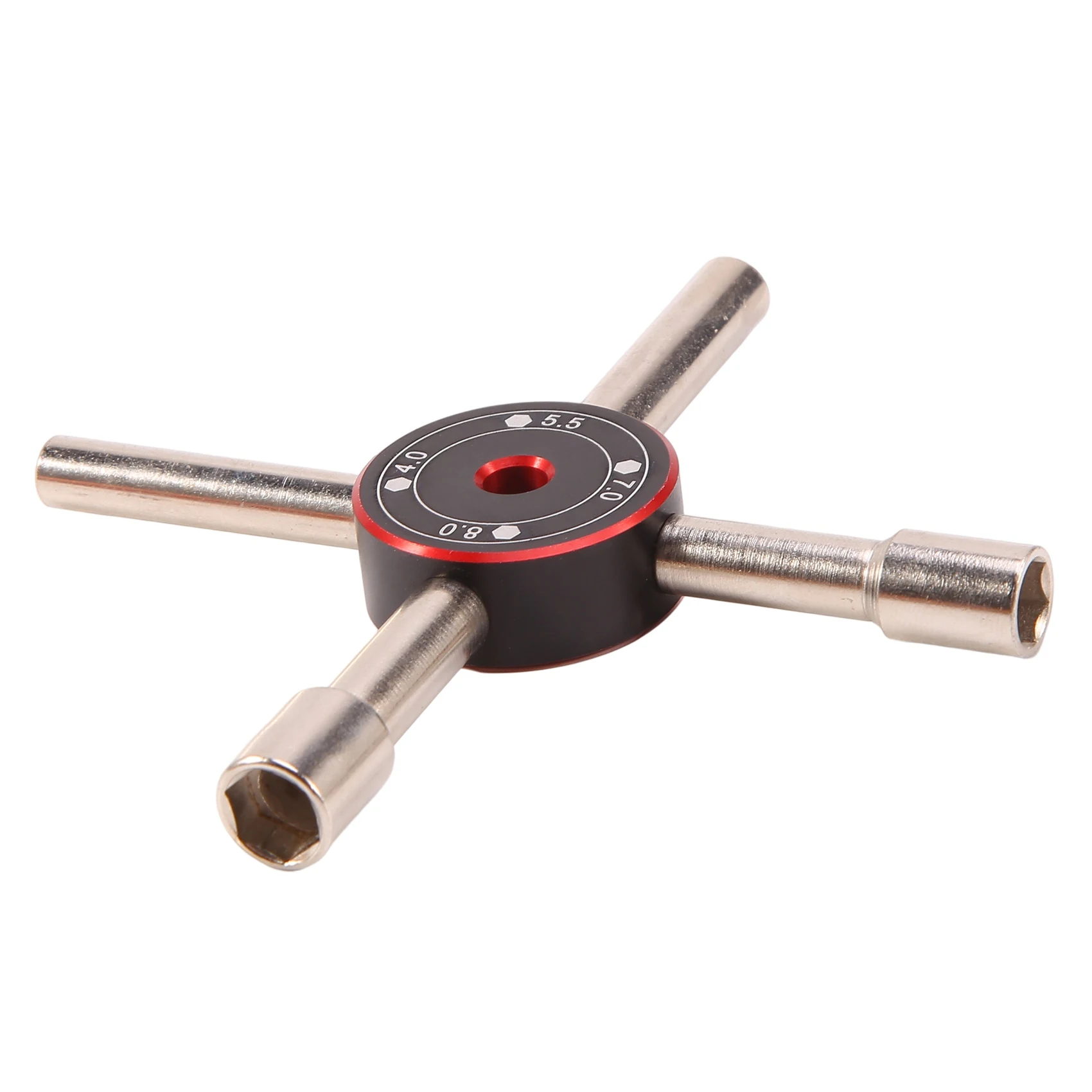 

MYMF-1/10 1/8 RC Parts M2 M3 M4 M5 Screw For NUT Hexagonal Cross Wrench Sleeve 4/5.5/7/8Mm For RC Car Drone Boat Red