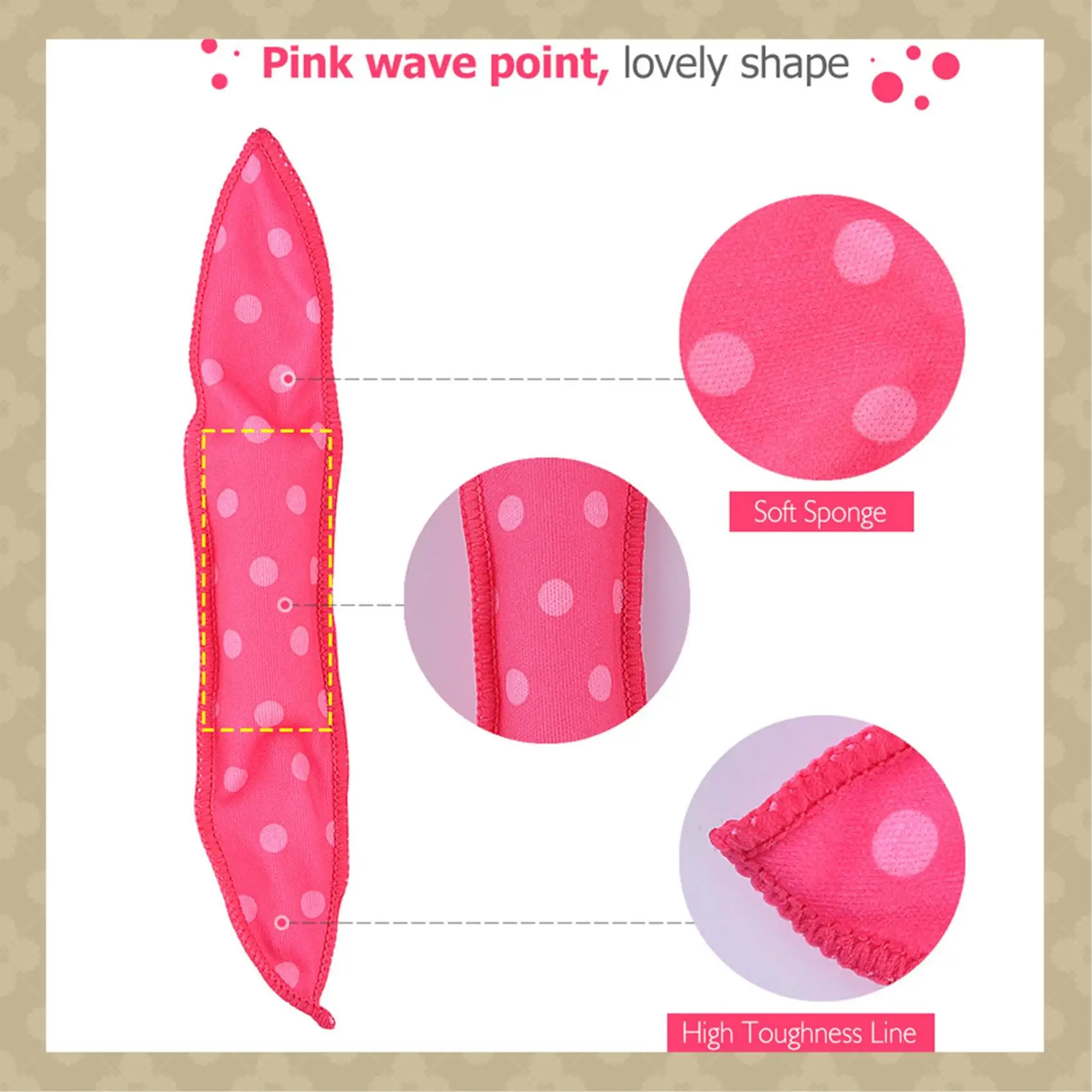 AB45 20PCS Magic Curler Hair Rollers Night Sleep Wave Point Foam Hair Curler Rollers Flexible Soft Pillow Hair Rollers