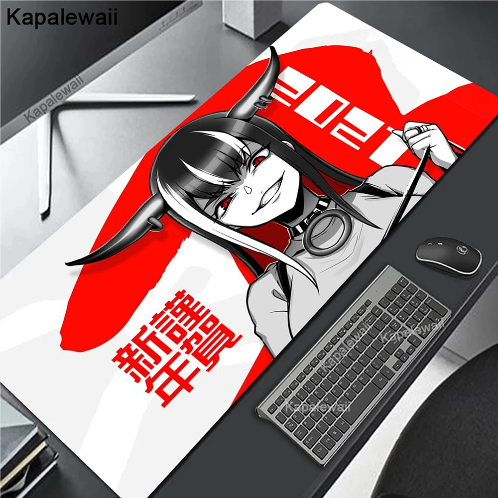 

Large Gamer Mouse Pad Gaming Anime Girl Mousepad Locking Edge Mouse Mat Game Speed Accessories Keyboard Pads Office Dsektop Mat