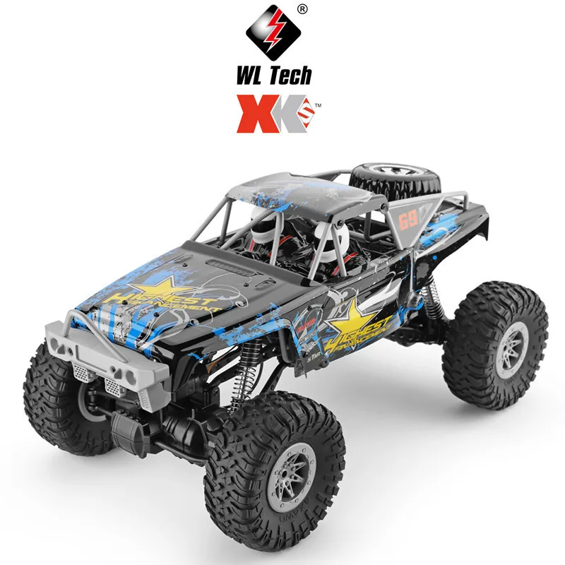 Weili 104310 1:10 Electric Four-wheel Drive Dual Axle Climbing Car Suspended Dual Straight Axle Off-road Toy Car Model