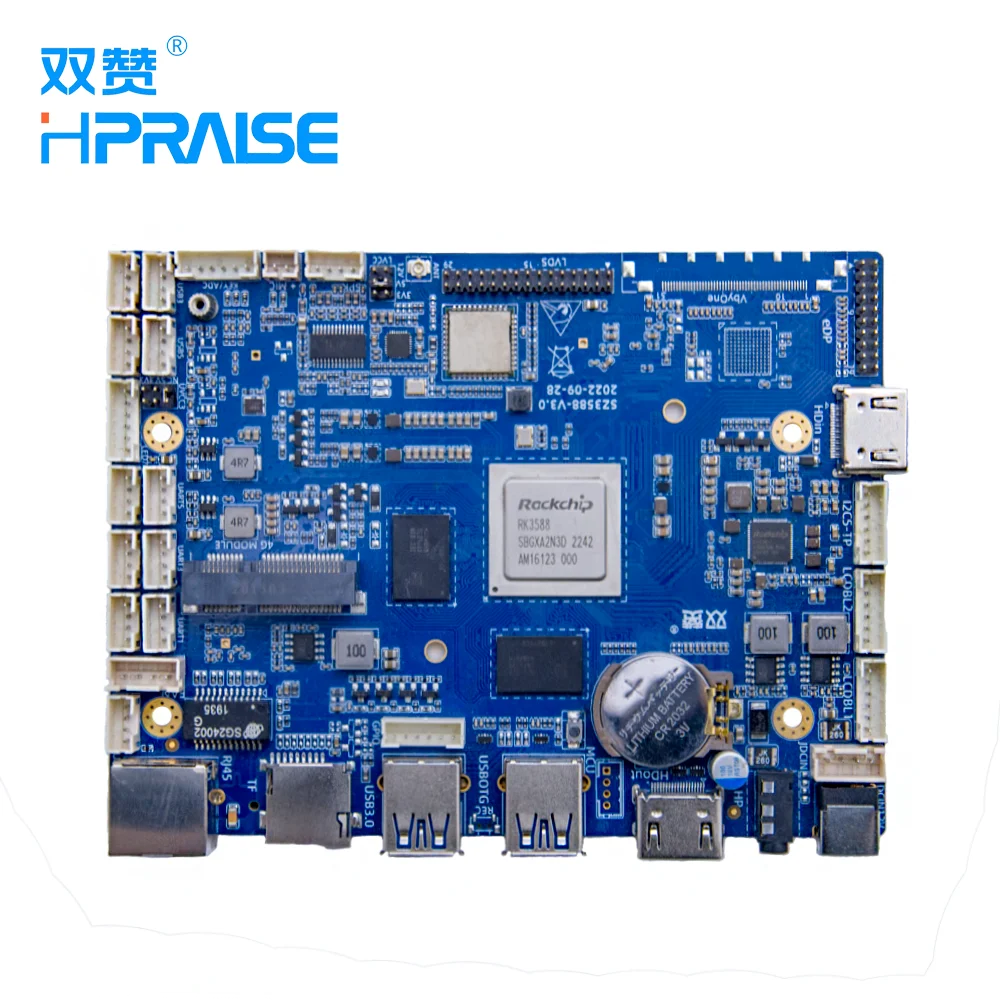 embedded rk3588 android 12 lvds edp 4G 5G LTE SIM 8K mini smart ai board embedded Desktop Motherboard Rockchip Rk3588 Processor