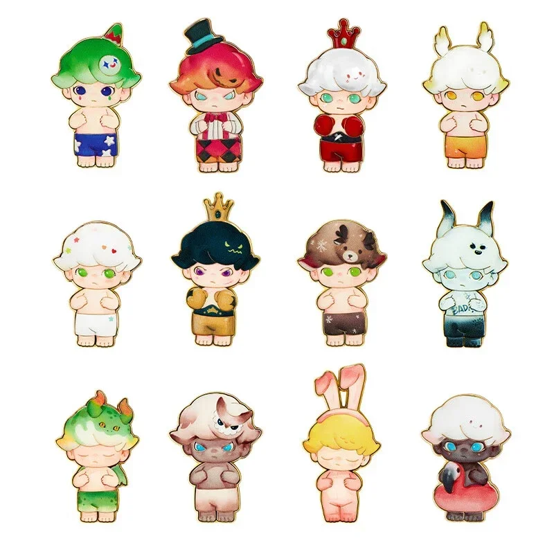 

POP MART DIMOO Ретро значок серии слепая коробка игрушки Mystery Box оригинальная фигурка Guess Bag Mystery Bag кукла Kawaii модель подарок