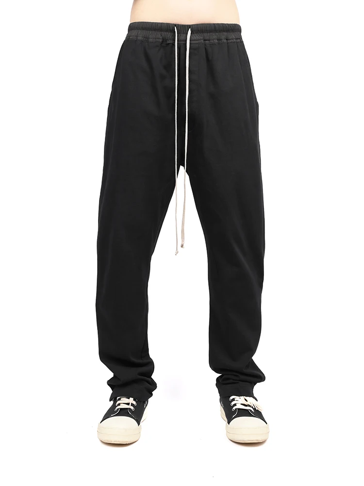 High Quality Niche Designer Style Dark Normal Crotch Spring and Summer Thin Straight Pants Same Casual Trousers Sweatpants