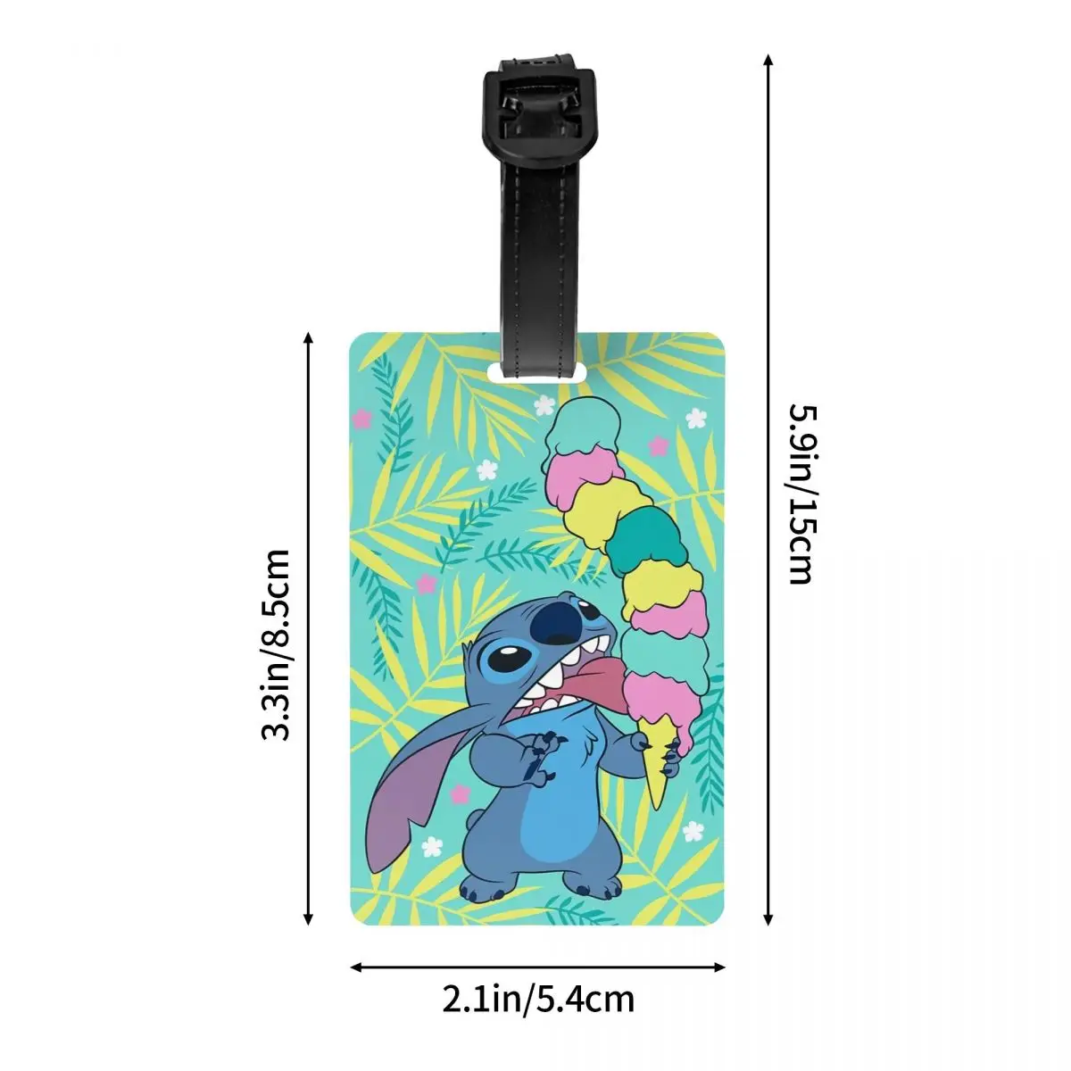 Custom Stitch Luggage Tags for Travel Suitcase Privacy Cover Name ID Card