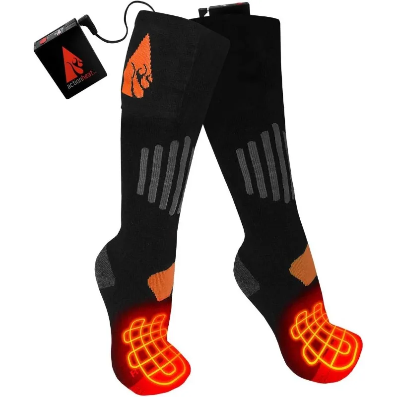 

ActionHeat 3V Wool Rechargeable Battery Heated Socks 1.0 S/M