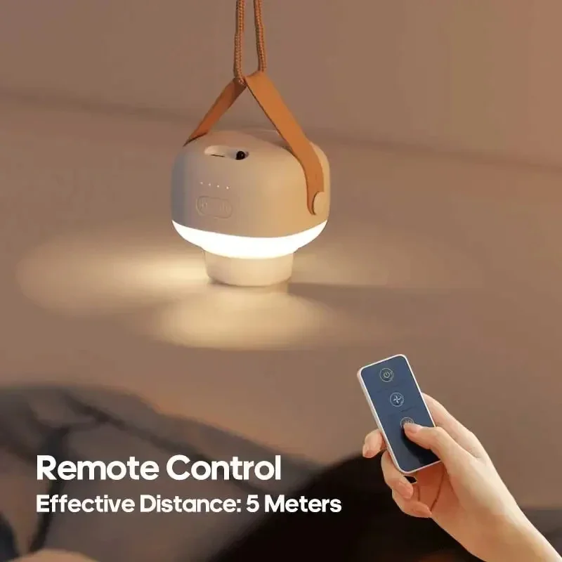 Ventilatore da campeggio multifunzionale per esterni - Circolatore da soffitto per tenda, dispositivo di raffreddamento dell'aria con luci a LED e telecomando