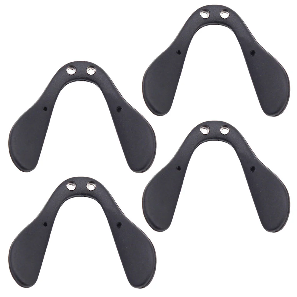 4 Pcs Eyeglass Pads Glasses Nose Sunglasses Holder Protector for Black Rubber Child Eyeglasses