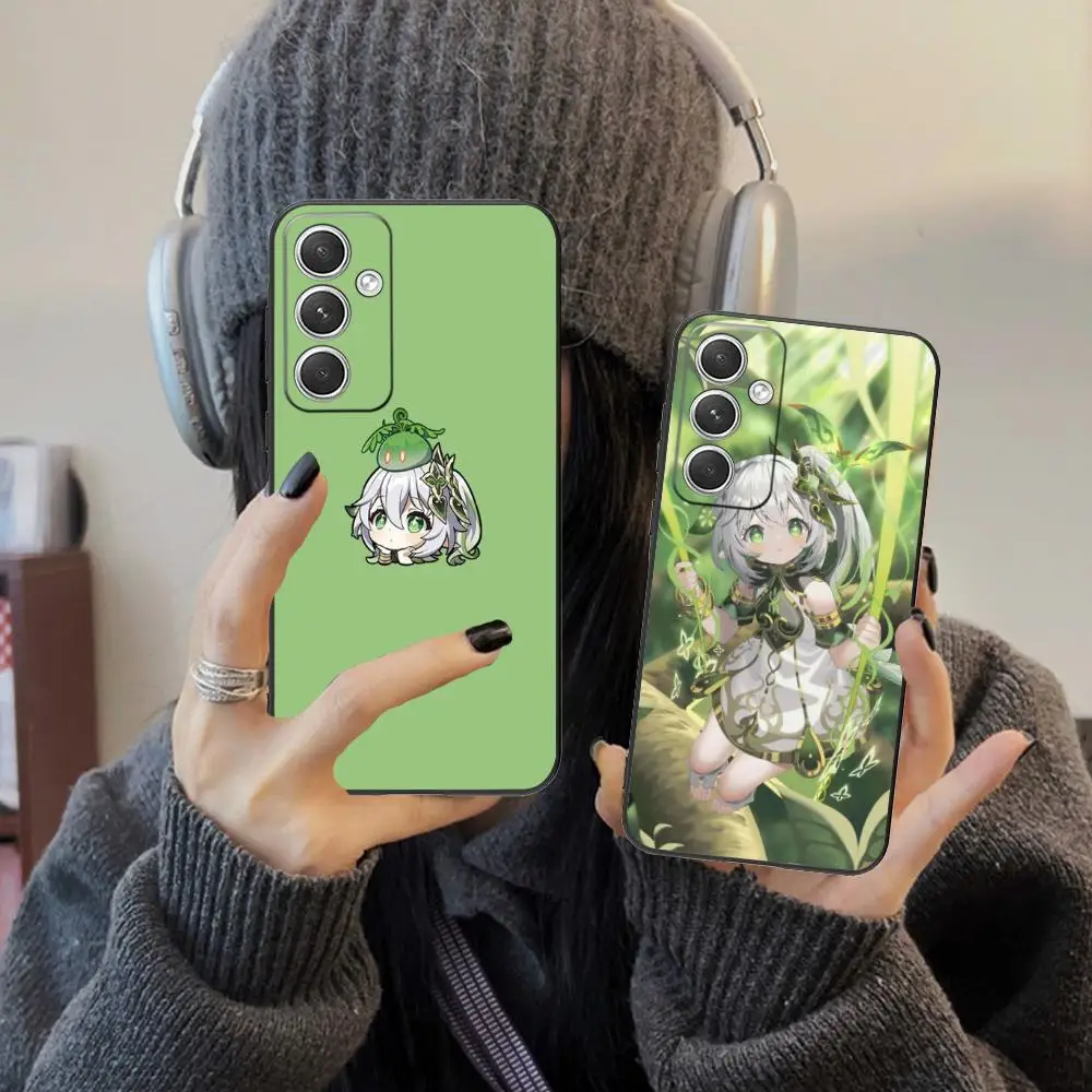 

Game GI Nahida Matte TPU Mobile Phone Case for Samsung Galaxy S26 S25 S24 S23 S22 S21 S20 Note20 Plus FE Ultra Colorful Cover