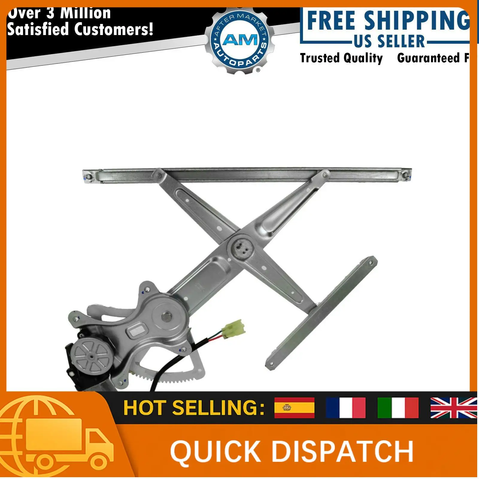 

Передний левый стеклоподъемник со стороны водителя с двигателем 6980204040 для Toyota Tacoma 2.7L 4.0L 2005-2015, прямая замена