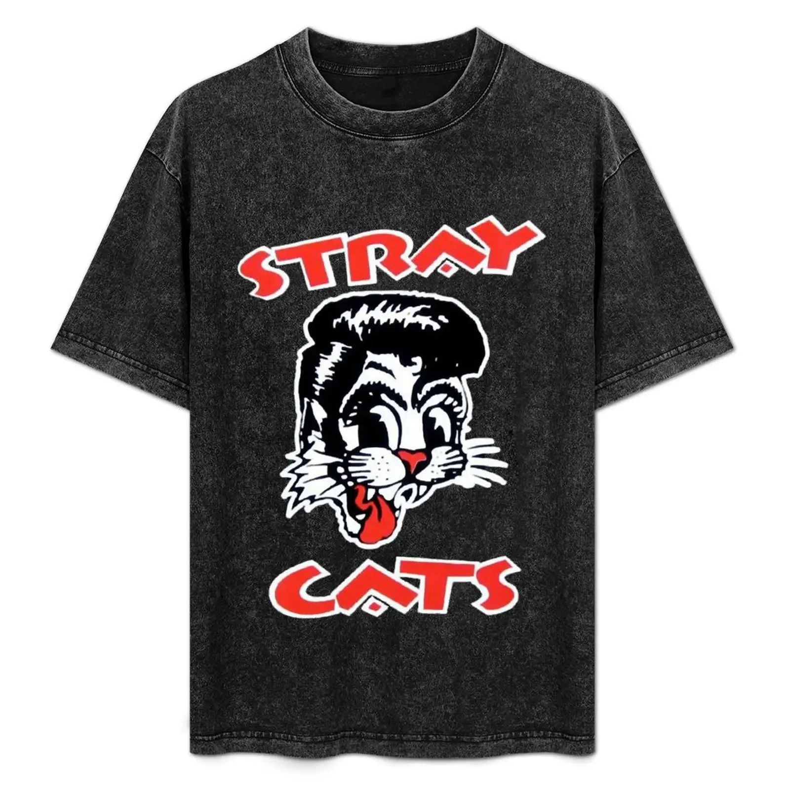 

Birthday Gift 80s band 1991 Top Selling Stray Cats New T-Shirt for a boy tees compression shirt men