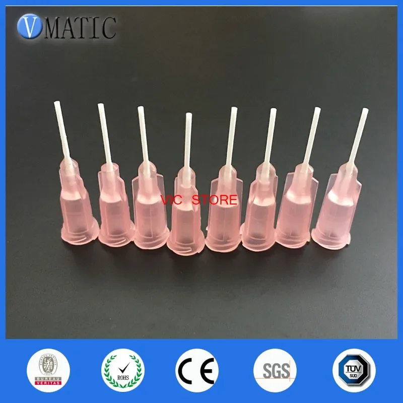 Frete grátis 100 peças 0.5 ''20g polipropileno flexível cola dispensadora agulha dispensador de plástico ponta da agulha 1/2 Polegada
