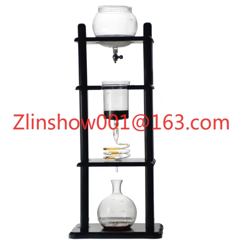 1000ML Detachable Glass Cold Brew Tower Maker With Stainless Steel Filter Smooth Drip Coffee Maker CB10