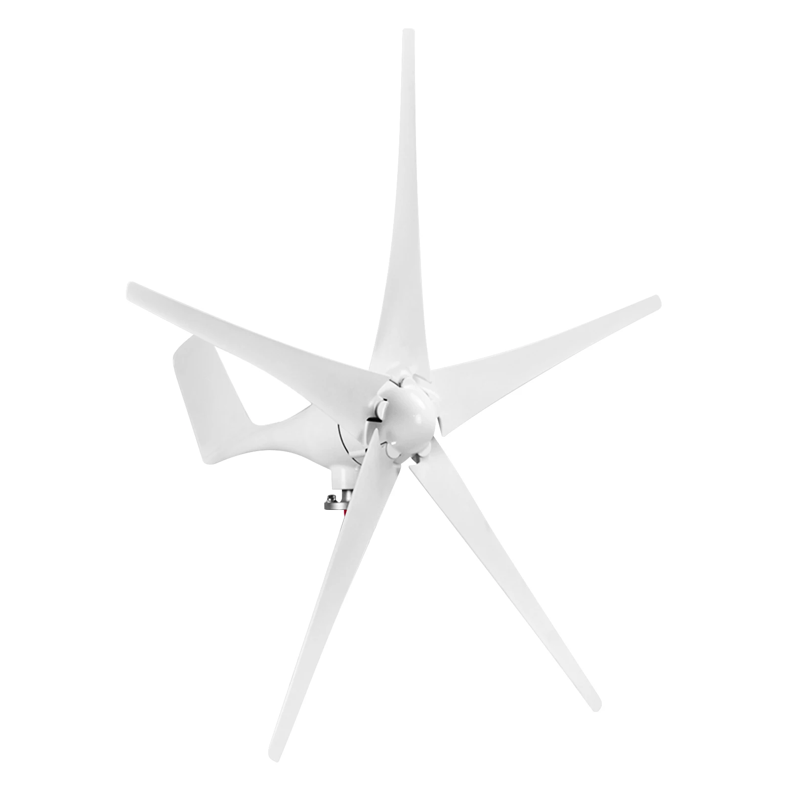 Image of Generatore eolico 12V 1200W con controller caricabatterie 5 pale Tipo S Minitype Kit generatore di turbina eolica Mulino a vento a energia chiara per H cod004