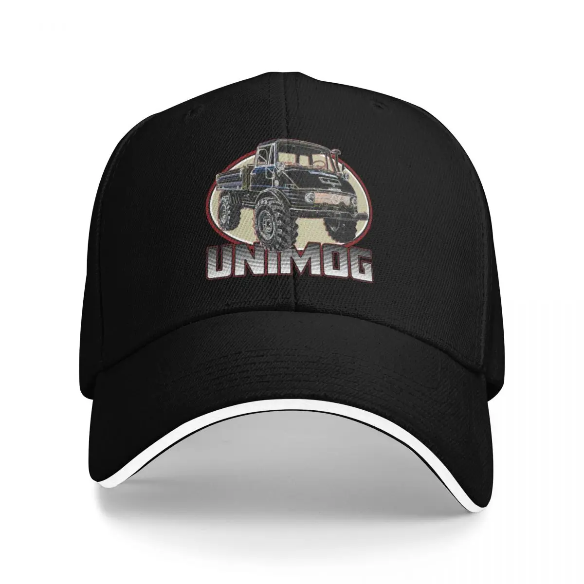 

UNIMOG oldschool (black background) Baseball Cap Vintage Sun Hat For Children Sports Cap Baseball Men Women's