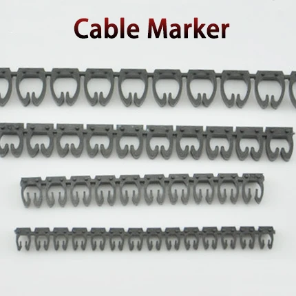 100PCS Cable Marker For 2.5 sqmm Colored Number 0 to 9 Each 10pcs Distinguish Wires