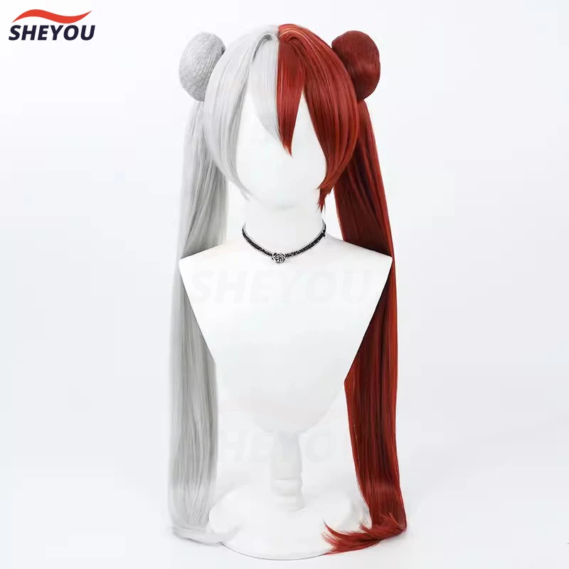 High Quality ROC Chao Ho ROC Ying Swei Cosplay Wig Anime Azur Lane Long Heat Resistant Synthetic Hair Role Play Wigs + Wig Cap