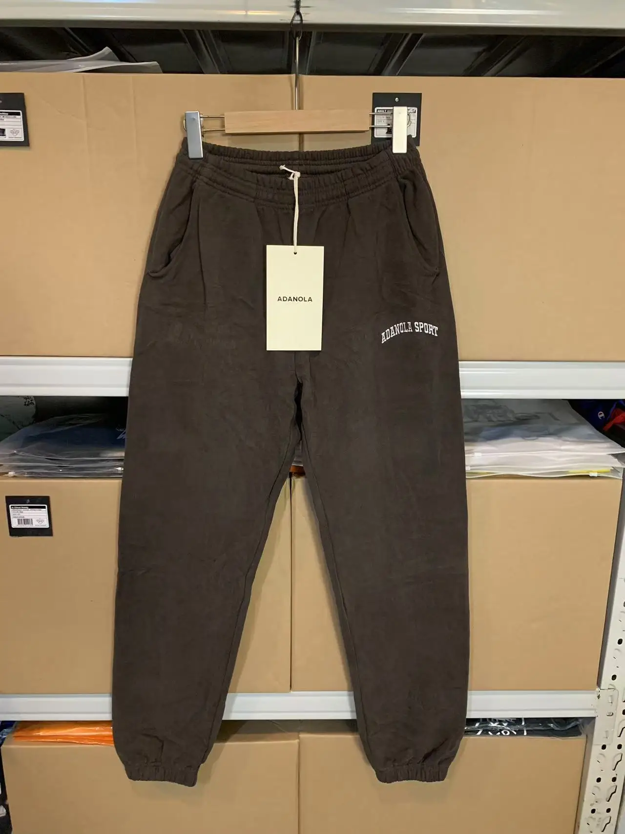 

ADANOLA Cotton Sweatpants Street Sle Fitn Men's Long Trousers Spring Autumn Big Long Legs Trendy Sportswear