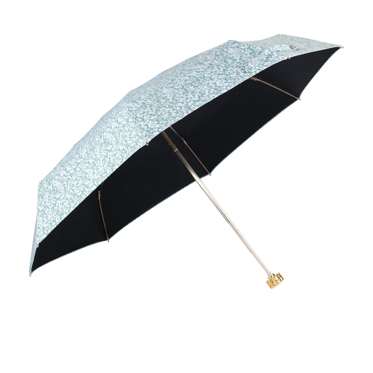 

Su Xun light green 50% sun protection and UV protection umbrella ladies umbrella for rain or shine.