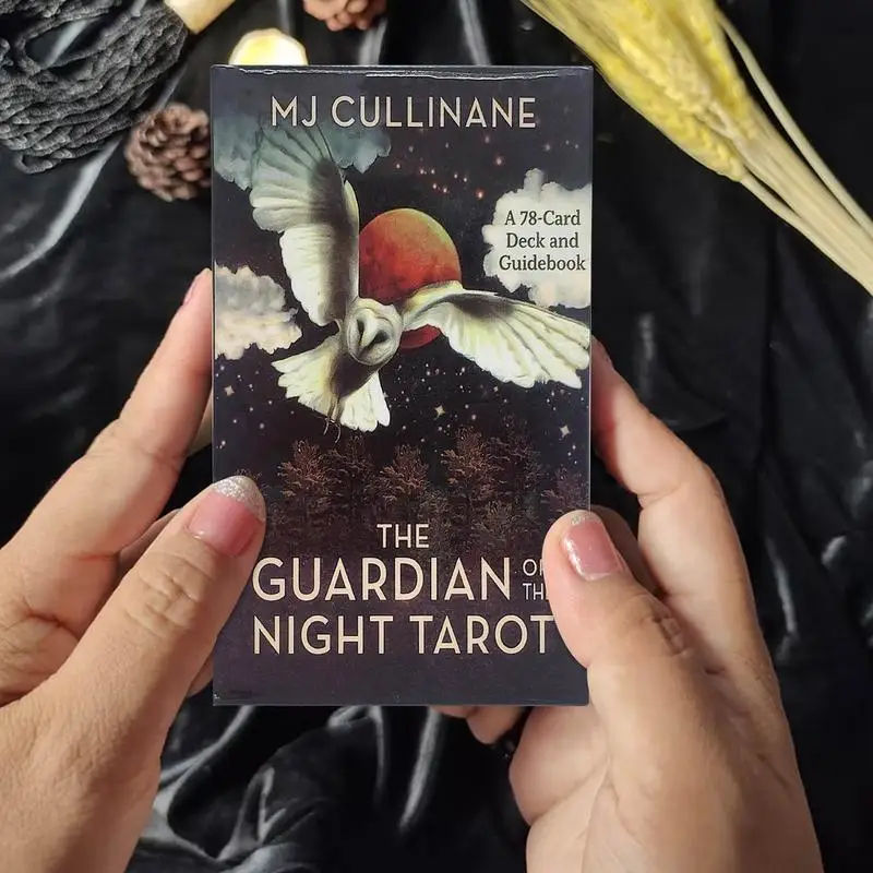 Guardian of the Night Tarot 78PCS Tarot Cards for Beginners Leisure Party Table Game Fun Board Game Playing Cards Oracle Cards