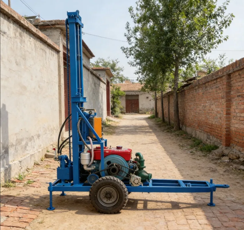 50m 80m Depth Electric Mini Water Well Drilling Rig Portable Borehole Drilling Machine For Household Farm Use