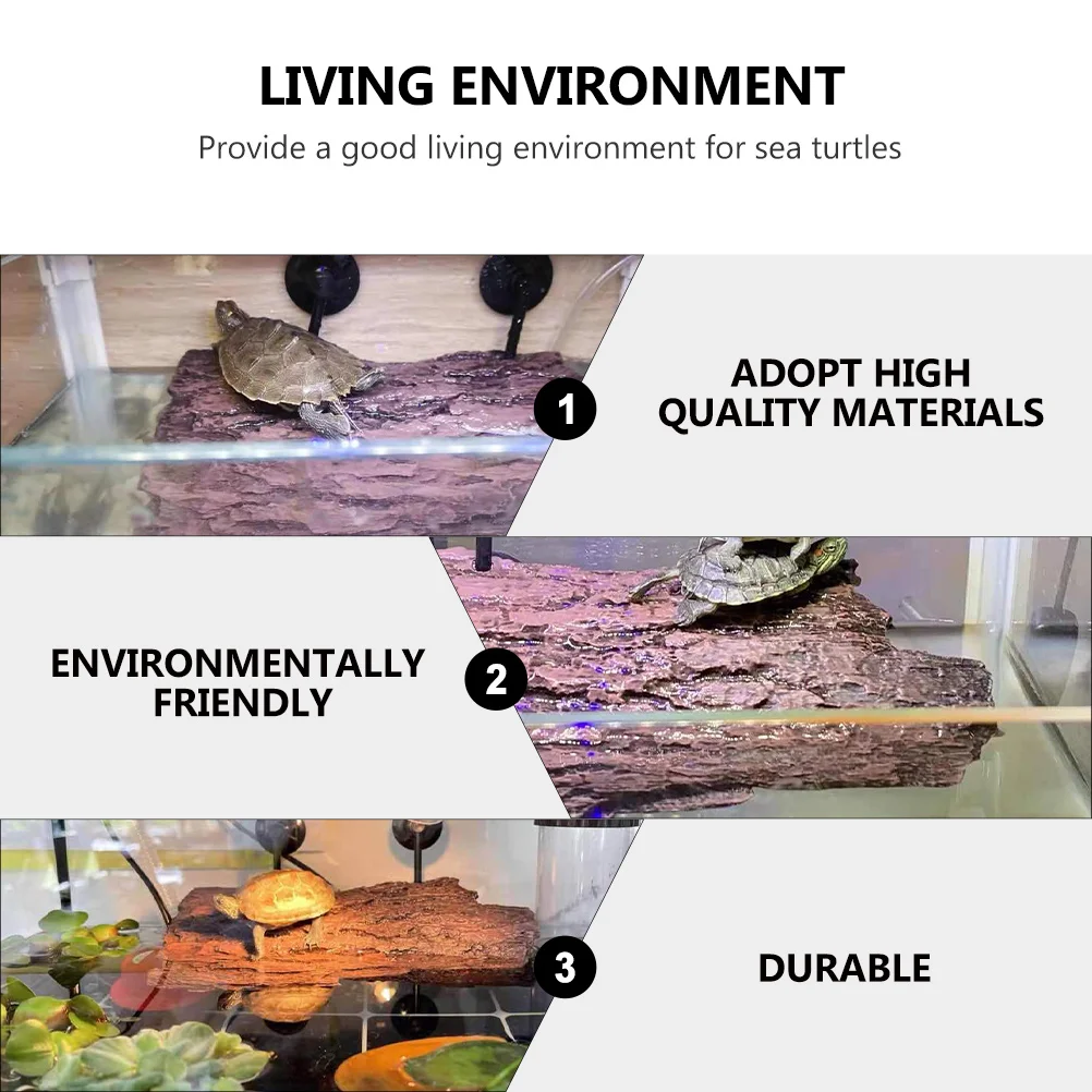 

Turtle Floating Island Drying Table Turtles Bridge Aquarium Decoration Accessories Zone for Terrarium Topper Habitat Reptile