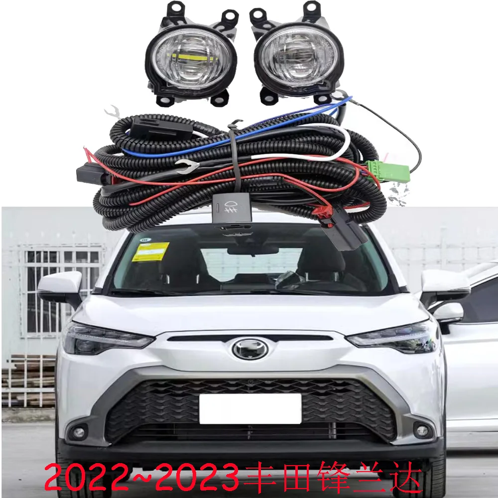 

Автомобильные аксессуары, бампер, фара для Toyota FRONTLANDER, противотуманная фара, лампа 2022 ~ 2024y для фар Toyota FRONTLANDER