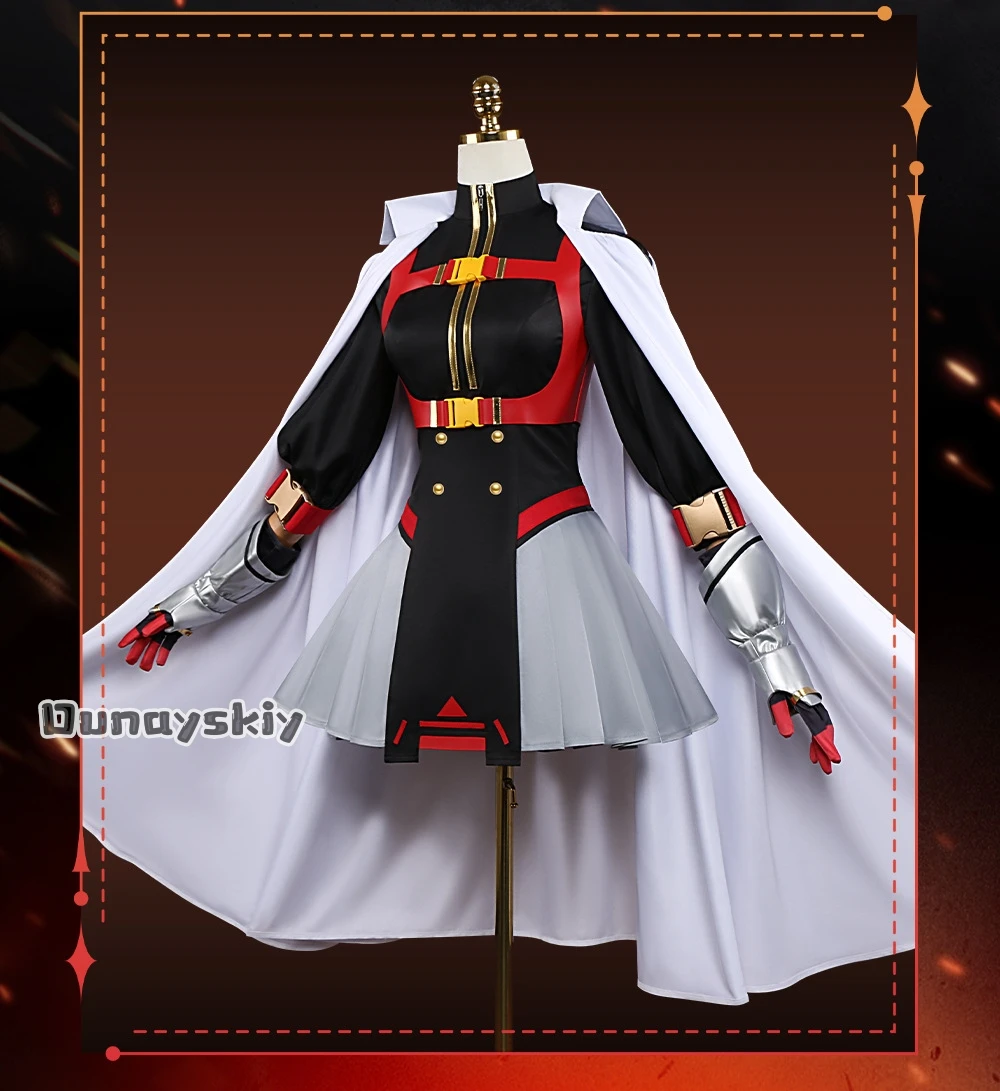Handmade Cos Outfit: Magical Girl Lyrical Nanoha Fate Cosplay Costume Anime Character Cos Outfit for Comic Con Halloween DressUp