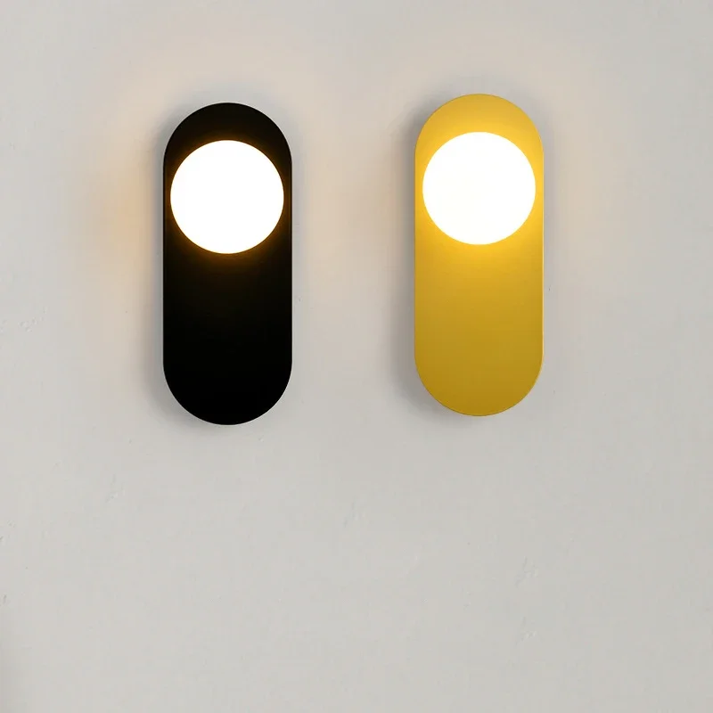 Nordic G9 LED Wall Lamps with Plug Switch Black Gold Indoor Lighting Fixtures for Corridor Interior Light Bulb Included