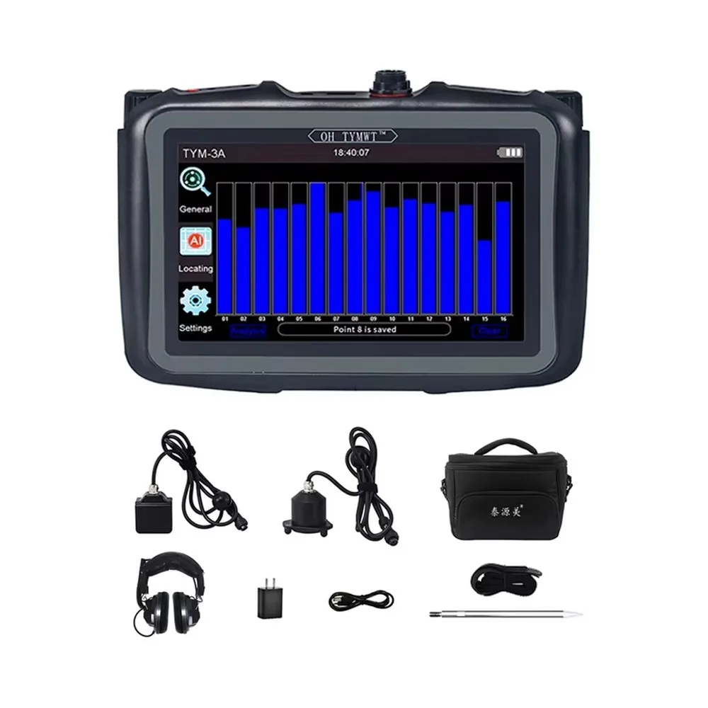 Professional TYM-A Series Water Leak Detector Pipeline Leakage Inspection Device Multi Sensors Plumbing Tool for Home &