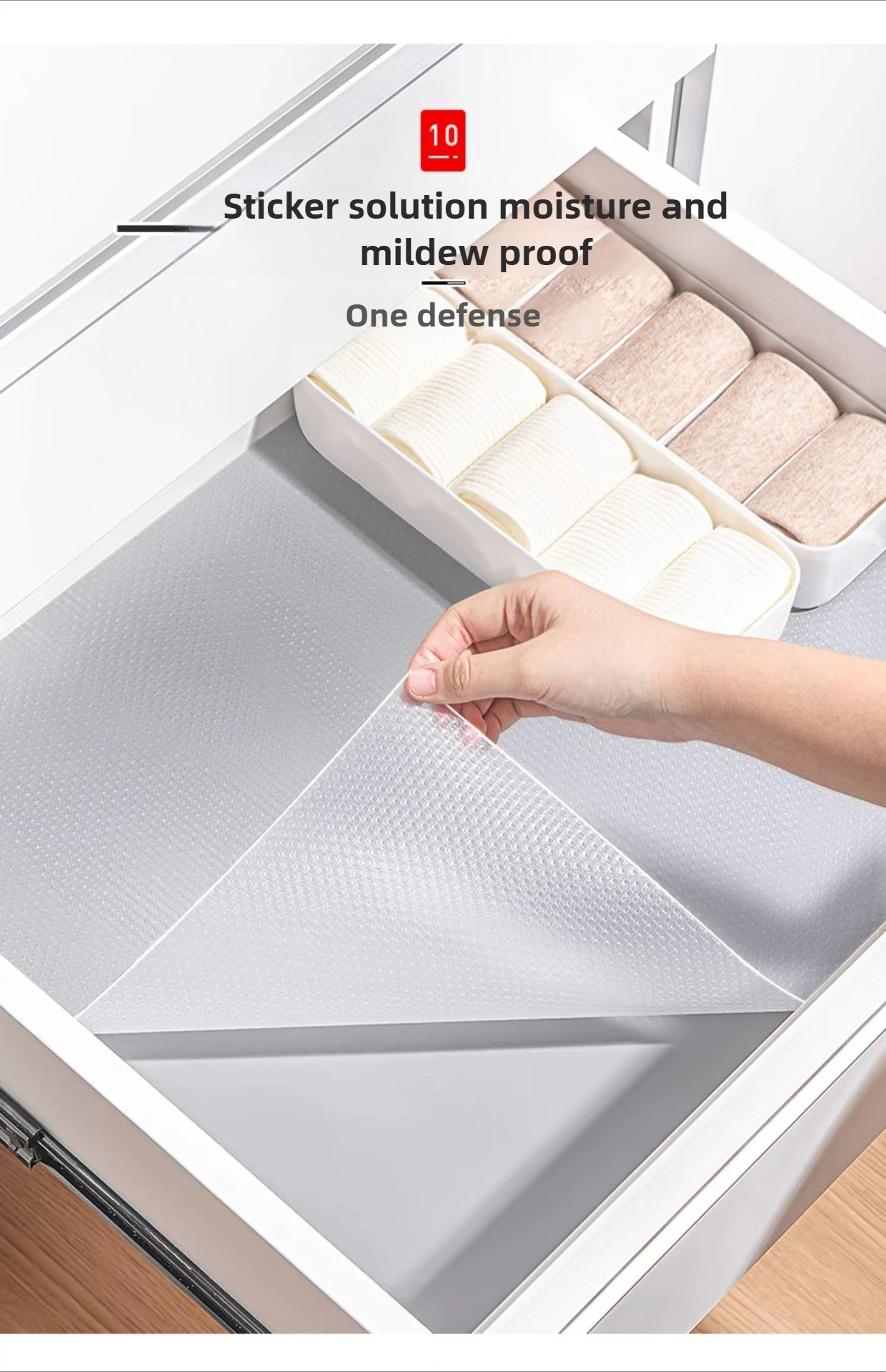 45cm x 5m EVA Drawer Liner Customizable Waterproof for Cabinet Wardrobe Non-Slip Oil-Proof Kitchen Renovator