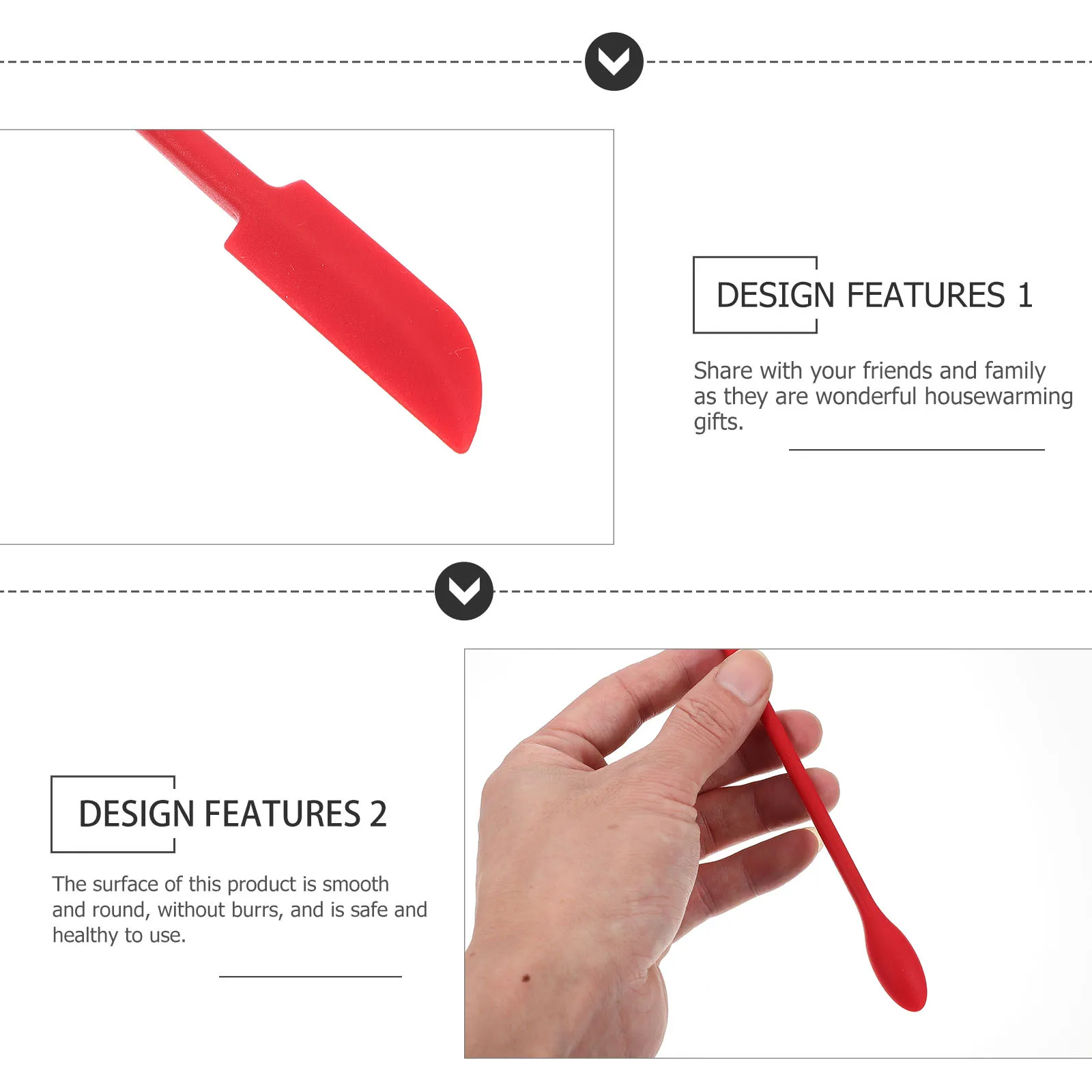 Zestaw 12 szt. silikonowych szpatułek z długim uchwytem, praktyczna skrobaczka do butelek, słoików, kosmetyków, gadżet kuchenny, skrobaczka do butelek.
