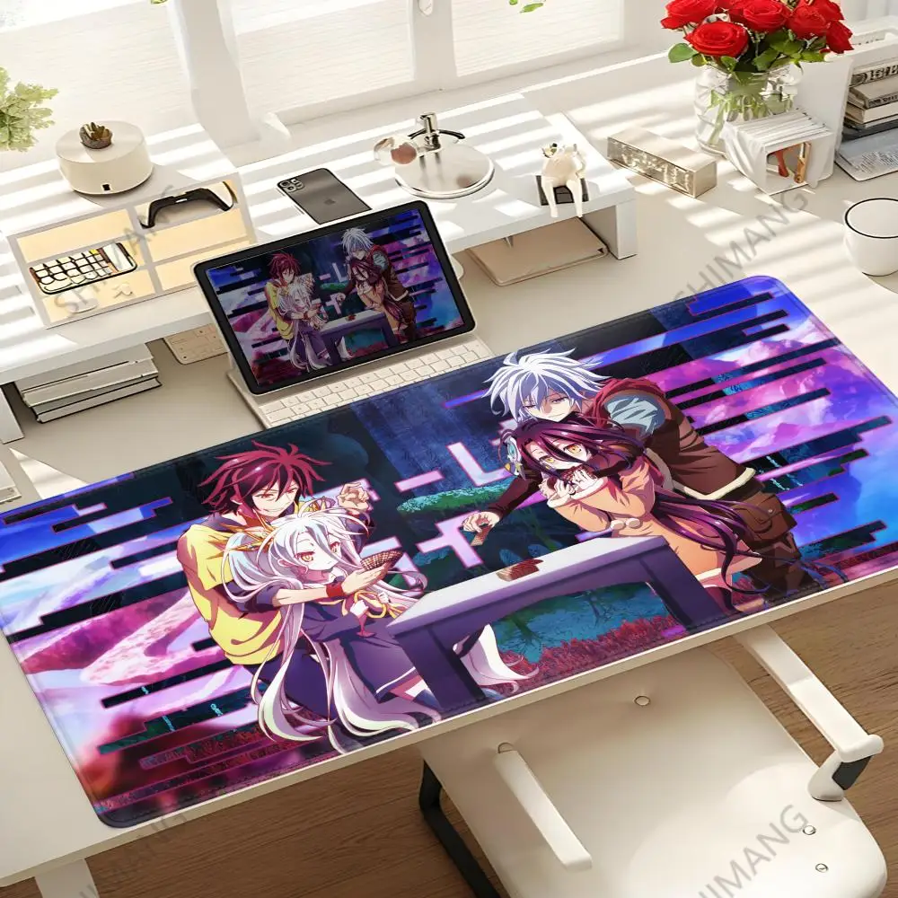 

XXL Large Mousepad Keyboard Pad No Game No Life Zero Sora Shiro Schwi Riku Shuvi Doura Mouse Pad
