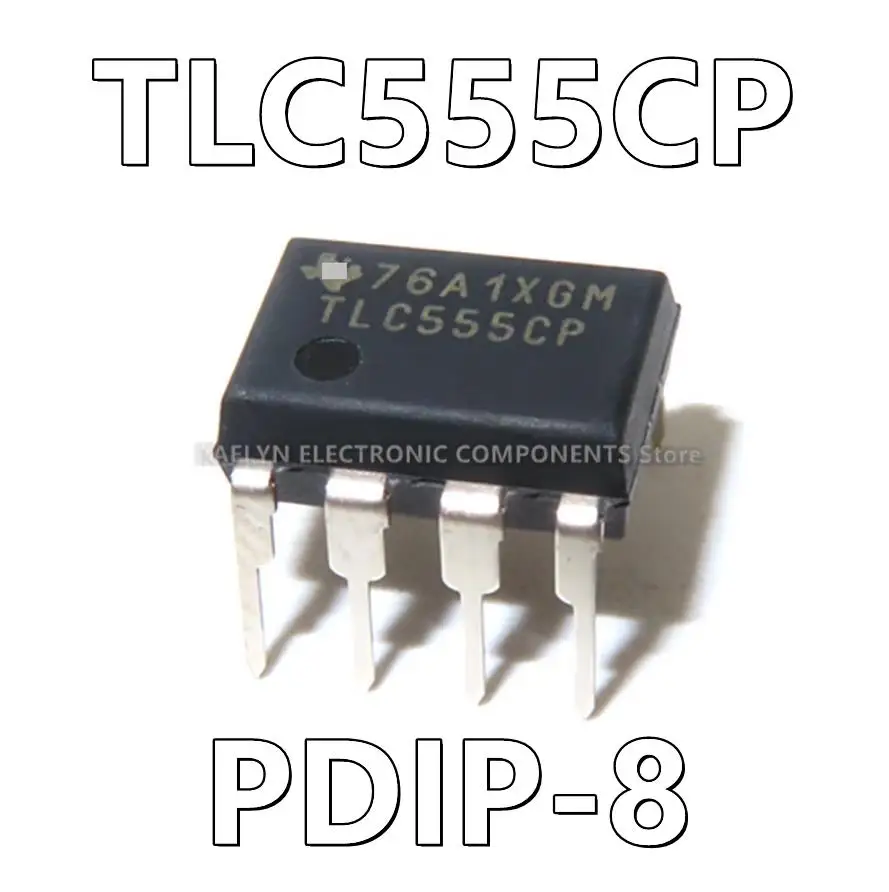 10Pcs/lot TLC555CP TLC555 555 Type, Timer/Oscillator (Single) IC 2.1MHz 8-PDIP