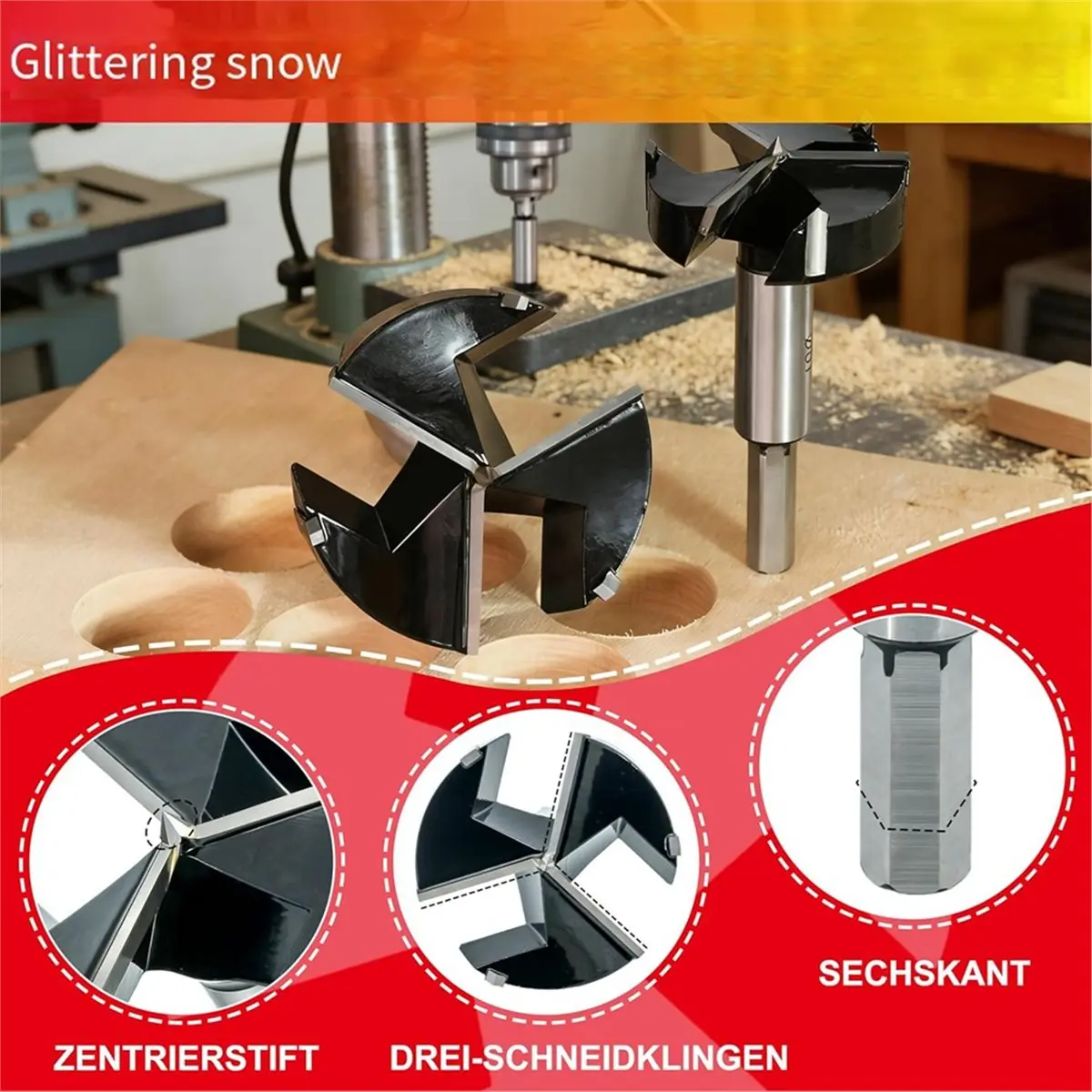 42Mm Wood Drill Bit…